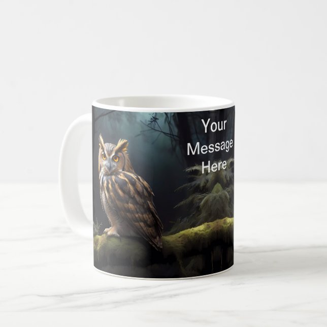 Owl  coffee mug (Front Left)