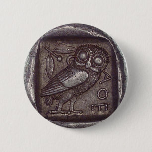 Owl Coin 2 Inch Round Button