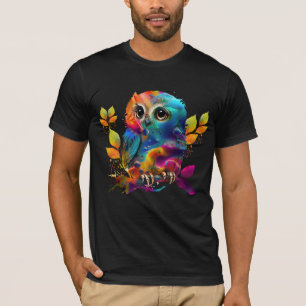 OWL COLORFUL ABSTRACT T-Shirt