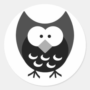 Owl Cool Design! Classic Round Sticker