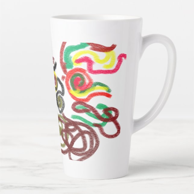Owl cool love it  latte mug (Right)