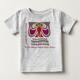 Owl Coos Whoos The Cute Babe? (Personalized) Baby T-Shirt