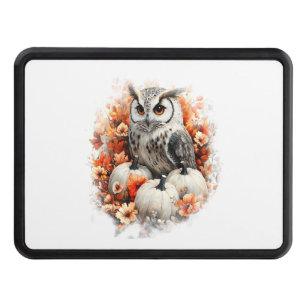 Owl Country Pumpkin Trailer Hitch Cover