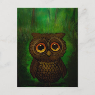 Owl cutie postcard