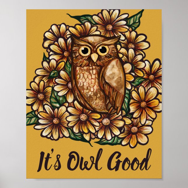 Owl daisies                                        poster (Front)