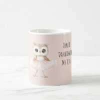 Owl Dancing Pink Tutu Ballerina