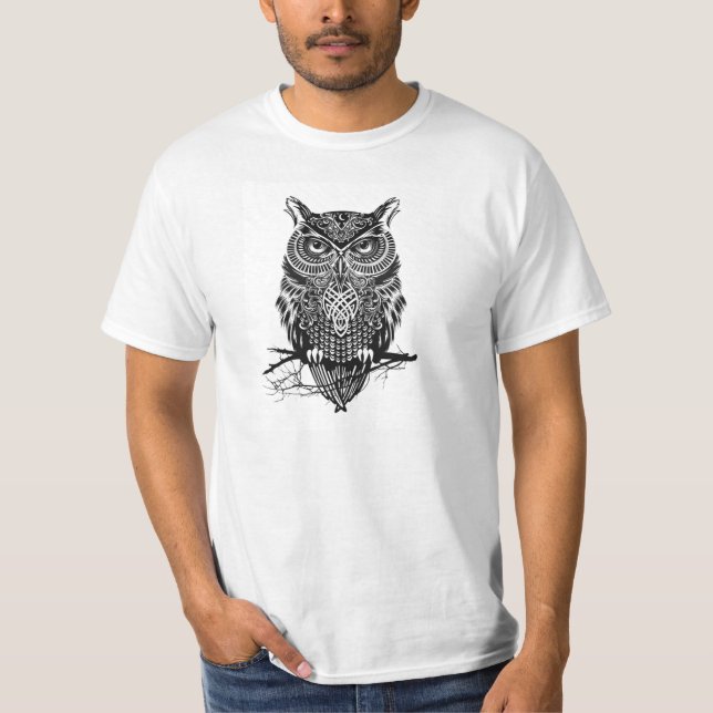 Owl design shirt (Front)