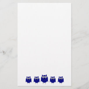 Owl Design Stationery
