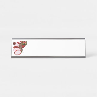 Owl Desk Name Plate