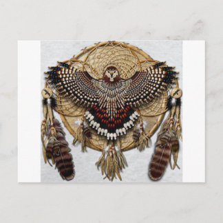 Owl Dream Catcher Postcard