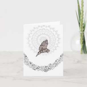 Owl Dreams Folded Note Card