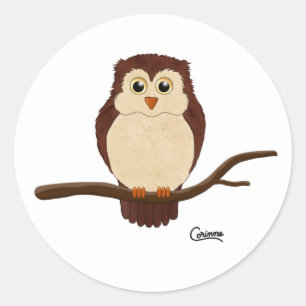 Owl - Envelope Stickers