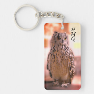 Owl Experience Somerset Initials w/ Quote Keychain