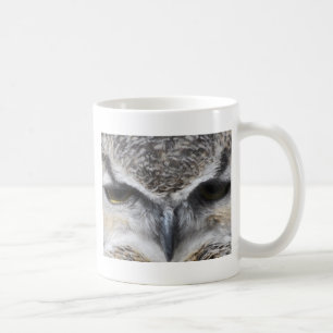 Owl Eye Raptor Great Horned Photo Coffee Mug