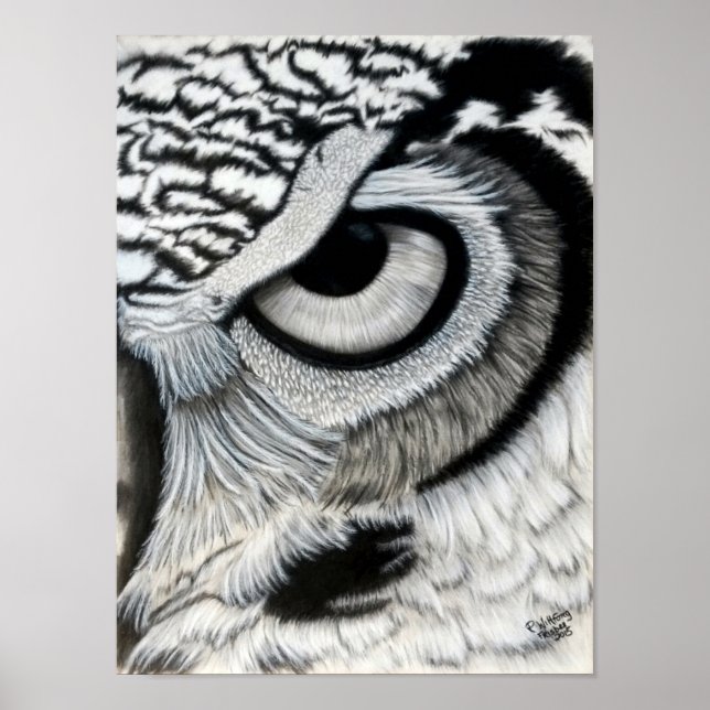 Owl eye (right) poster (Front)