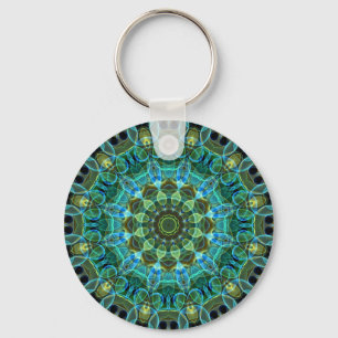 Owl Eyes kaleidoscope Keychain