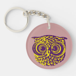 Owl Eyes Keychain
