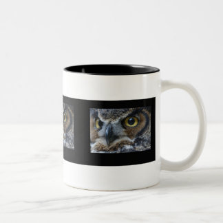 Owl Eyes Two-Tone Coffee Mug