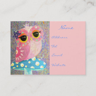 Owl Fairy Princess Business Card