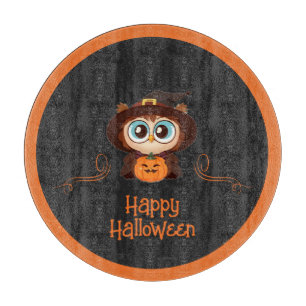 Owl/Fall/Autumn/Halloween/pumpkin Cutting Board