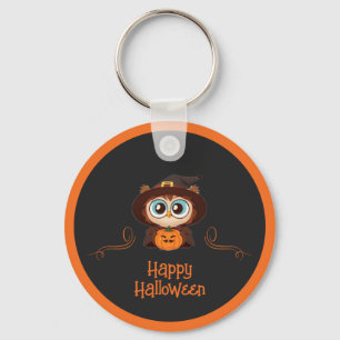 Owl/Fall/Autumn/Halloween/pumpkin Keychain