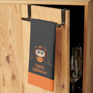 Owl/Fall/Autumn/Halloween/pumpkin Kitchen Towel