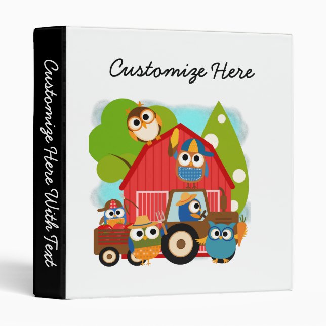 Owl Farmers Binder (Front/Spine)