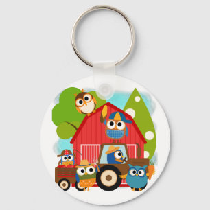 Owl Farmers Keychain