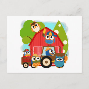 Owl Farmers Postcard