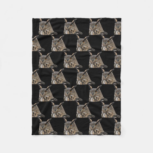 Owl Fleece Blanket (Front)