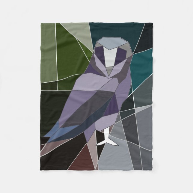 owl fleece blanket (Front)