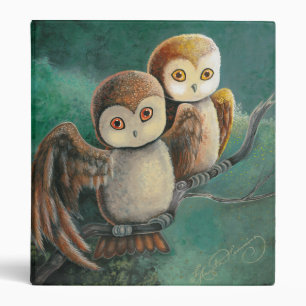 Owl Friends Owl Art Binder