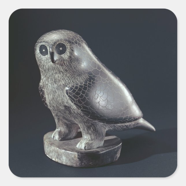 Owl, from Cape Dorset Square Sticker (Front)