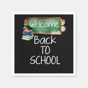 Owl Gift Back To School Welcome Student -Teacher Napkin
