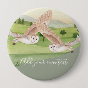 OWL GIFTS - Personalized 4 Inch Round Button