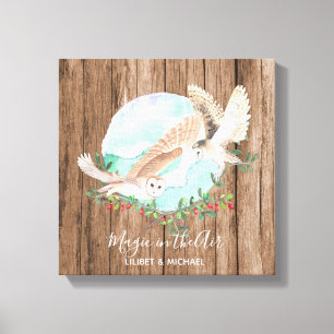 OWL GIFTS - Personalized Canvas Print