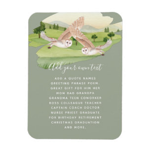 OWL GIFTS - Personalized Magnet