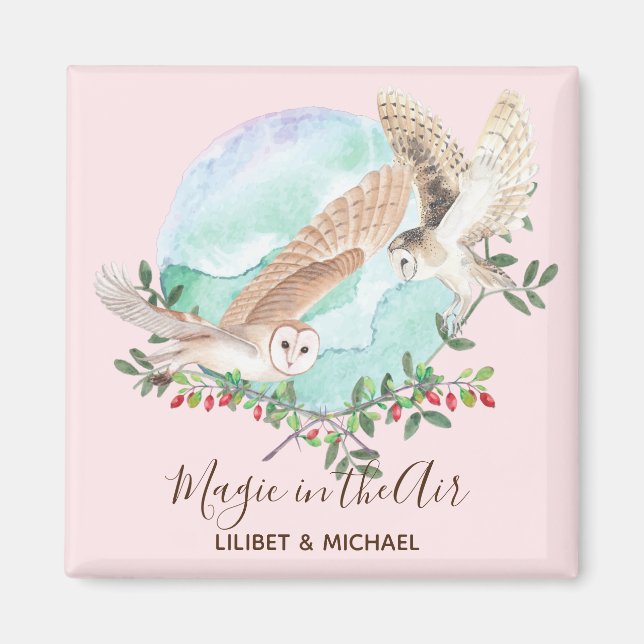 OWL GIFTS - Personalized Magnet (Front)