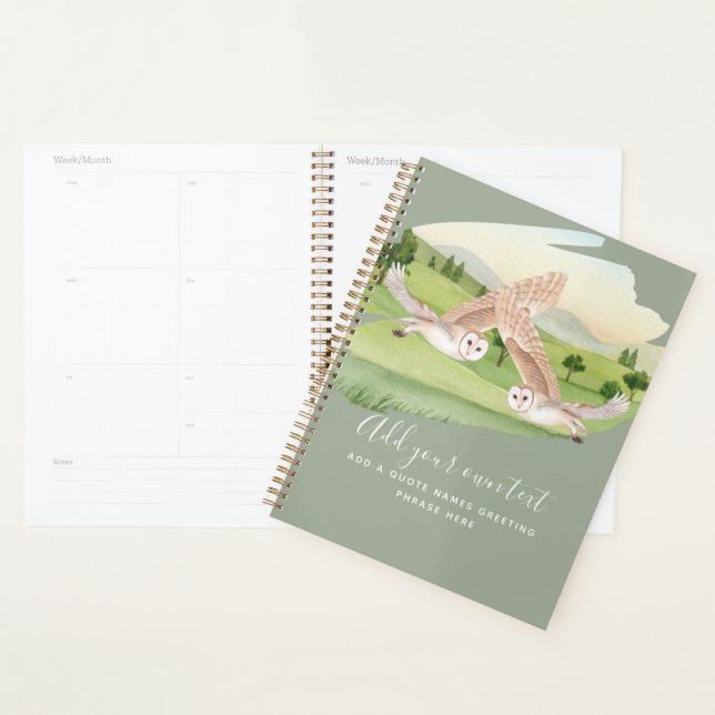 OWL GIFTS - Personalized Planner (Display)