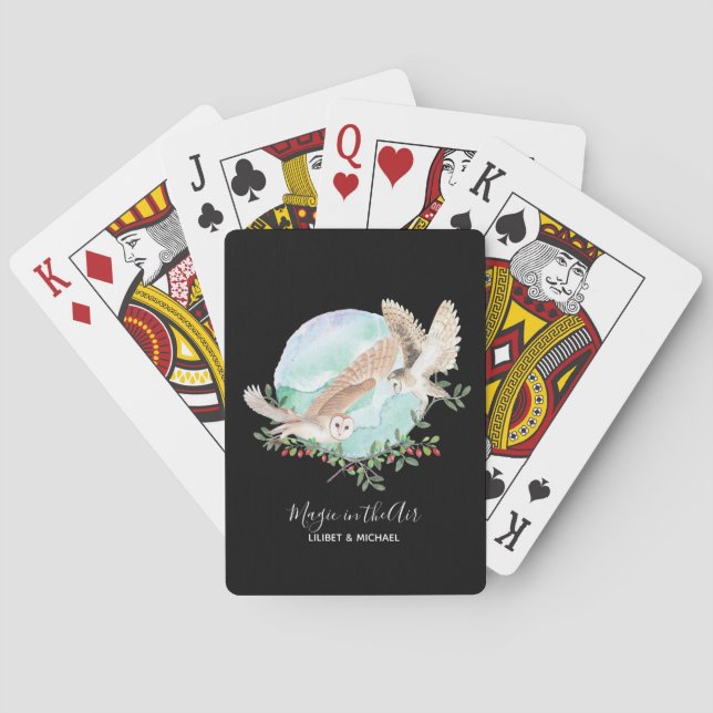 OWL GIFTS - Personalized Playing Cards (Back)