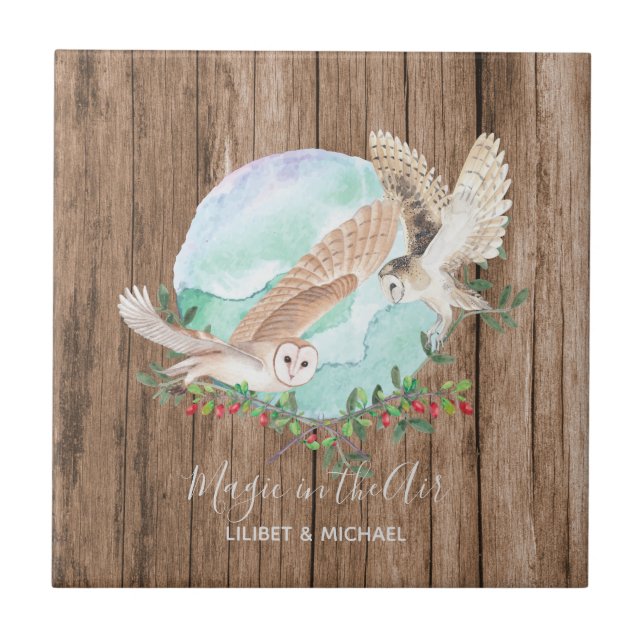 OWL GIFTS - Personalized Tile (Front)