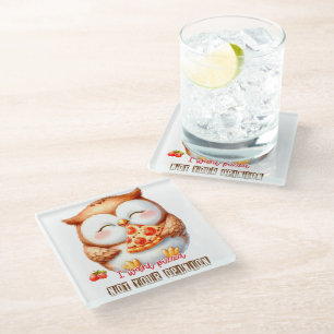 Owl Glass Coaster