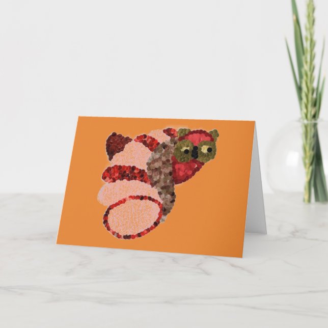 Owl Greeting Card (Front)