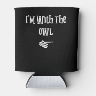 Owl Halloween Costume Funny Couples Matching Can Cooler