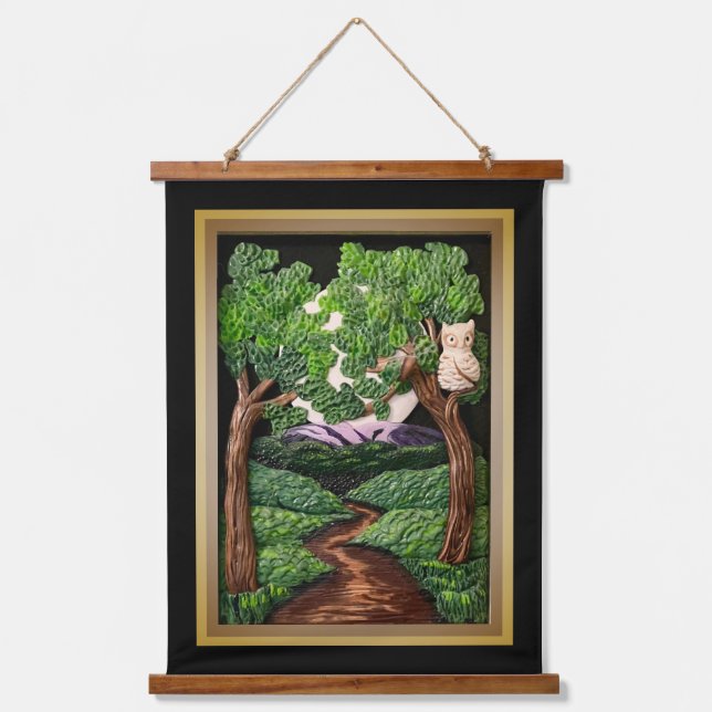 Owl Hanging Tapestry (Front)