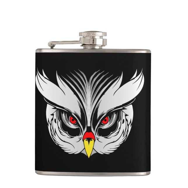 Owl head hip flask (Front)