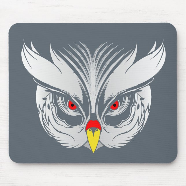 Owl head mouse pad (Front)