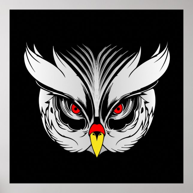 Owl head poster (Front)