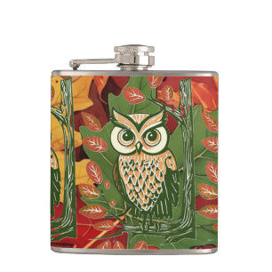 Owl Hip Flask