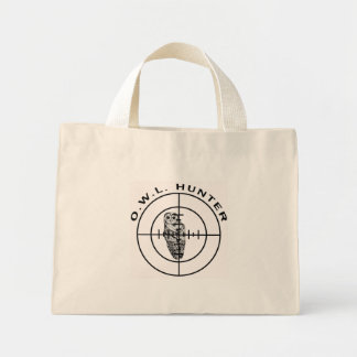 owl hunter v3 mini tote bag